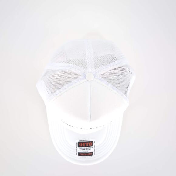 Microdosed. jeng White Otto World Famous Foam Front Trucker Hat Baseball Cap NEW - Picture 10 of 16